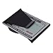 Renineic Double Sided Money Slim Clip Stainless Steel Money Folder Wallet Coin Holder Card Holder (Black) by Generic