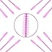 10 PCS Lash Cleansing Brush Lash Cleaning Brush Eyelash Cleaning Brush Lash Shampoo Brush (10 White Cleaning brush)