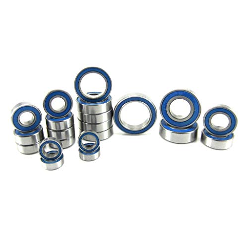 Traxxas Rustler 4x4 VXL Precision Ball Bearing Kit Blue (21) Rubber Sealed