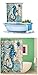 ECONIE Seahorse Shower Curtain Ocean Animal Waterproof Polyester Blackout Draperies Window Solid Grommet with 12 Hooks for Bedroom Living Bathroom 71 x 71(10)…