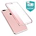 iPhone 7 Plus Case, iPhone 8 Plus Case [Scratch Resistant] i-Blason Clear [Halo Series] for Apple iPhone 7 Plus/Apple iPhone 8 Plus Cover (Clear/Rose Gold)