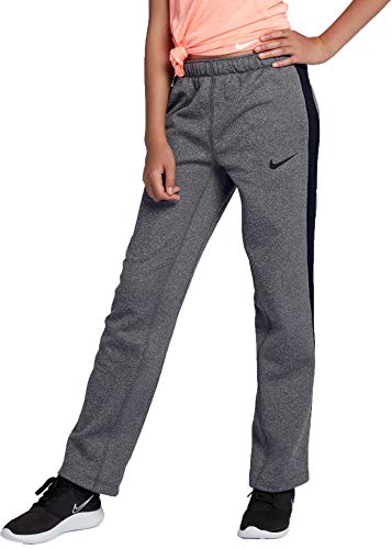 Pantalón de entrenamiento Nike Therma para niña (Carbon Heather, pequeño)