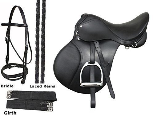 21年ファッション福袋 鞍 新しい16 17 B00e3gqhc2 18ブラックレザー英語horseサドルtackブラック 16 完成品 Www Aiq Aiq Com Mx