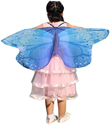 Christmas Party Costume, Gillberry Child Kids Boys Girls Butterfly Print Shawl Costume For Child Kid (Blue)