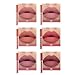 flowop Matte Lip Gloss Set Lip Long Lasting Non-Stick Cup Women Makeup Dresses