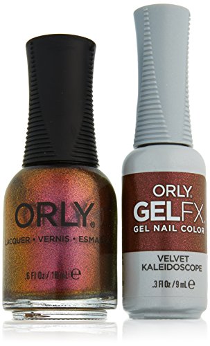 Orly Velvet Kaleidoscope Perfect Pair Matching Lacquer Plus Gelfx Duo Kit, 2 Count Orly Velvet Kaleidoscope Perfect Pair Matching Lacquer Plus Gelfx Duo Kit, 2 Count