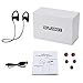 NEXGADGET Bluetooth Headphones, V4.1 Wireless Sports Earphones with Mic, IPX5 Waterproof Stereo Earbuds for Gym Running Workout, 12 Hours Talk Time Noise Cancelling Headsets