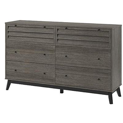 Ameriwood Home Vaughn 6 Drawer Dresser, Gray Oak Nepal | Ubuy Ameriwood Home Vaughn 6 Drawer Dresser, Gray Oak Nepal | Ubuy