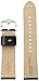 Fossil Unisex 22mm Leather Interchangeable Watch Band Strap, Color: Black Single Keeper (Model: S221366)