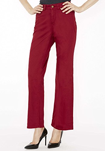 Straight Leg Womans Pants Soft Stretch Dress Trousers With