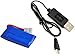 Hubsan X4 H107D Battery & USB Charger 3.7v 380mAh 25c Li-Po QuadCopter H107-A24