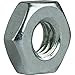 #8-32 Hex Machine Screw Nuts, Grade 2, Electro Zinc Plated Steel & Clear Finish, Quantity 100 by Fastenere