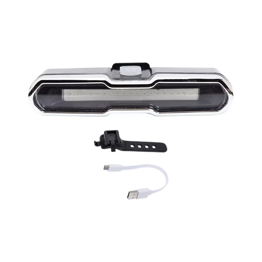 Baceyong Bicycle Rear Light, Ultra Bright USB Rechargeable High Intensity LED Tail Light for Cycling Mountain Bike, USB Rechargeable LED Bicycle Bike Tail Light