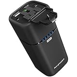 AC Outlet Portable Charger Updated RAVPower 20100mAh 65W(Max.) Built in 2-Prong AC Plug External Battery Pack Travel Charger for MacBook, Surface Pro, Dell XPS 13, iPhone X, Galaxy S8, Note 8, Pixel 2