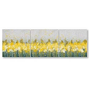 Wall26-3 Panel Canvas Wall Art- Colorful Abstract Art -Giclee Painting Wall Bedroom Living Room Home Decoration - 12"x12"x3 Panels