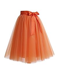 Dresstells rodilla longitud tul falda tutú falda vestido de fiesta prom vestido faldas