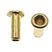 BeadSmith FCO-9906 100 Metal Elements Brass Hollow Eyelets, 5/32