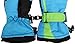 Simplicity Kid's Snow Ski Gloves Waterproof Winter Warm Mittens, Outer Space Blue, L(10-12 Years)