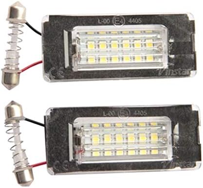 Replacement For Mini Cooper S R53 2001-2006 1 Pair Rear LED License Number Plate Light Lamp Car Lamp Accessories