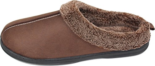 LUXEHOME Men's Cozy Fluff House Footwear/Slipper (10-11 US, Coffee) - Thumbnail 2