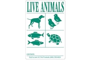 DryFur IATA Live Animal Species Labels 6pk
