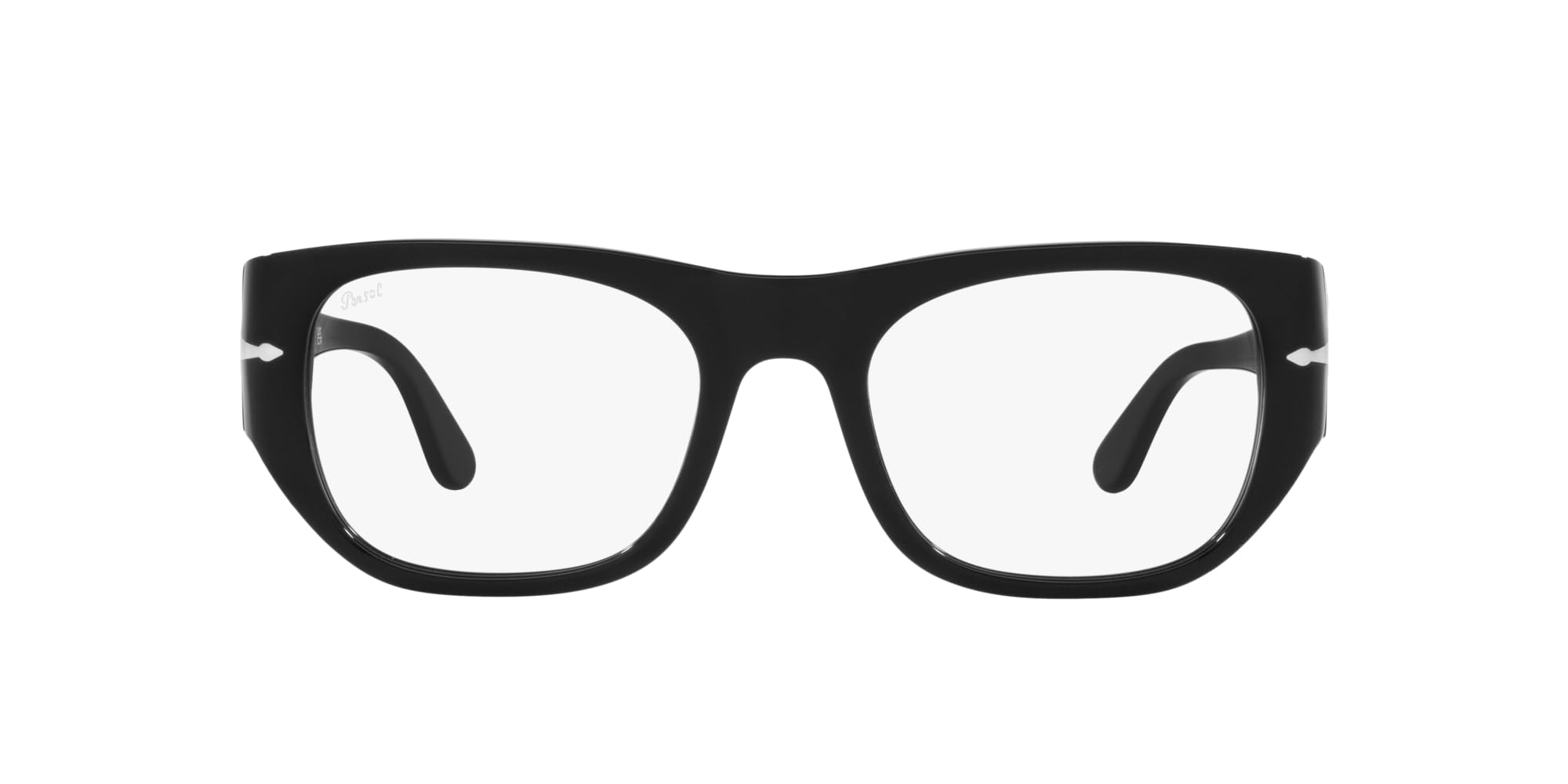 Photo 1 of Persol PO3308S Polarized Rectangular Sunglasses, Black/Transitions 8 Grey, 54 mm