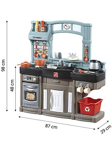 Step2 Best Chefs Kitchen Playset | Kids Play Kitchen with 25-Pc Toy Accessories Set | Real Lights &  - //medicalbooks.filipinodoctors.org