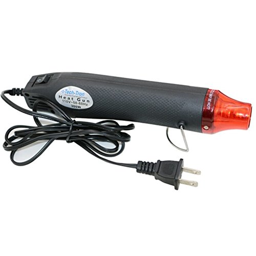 YOUNGFLY Electric Hot Air Tool Heat DIY Tools Heating stereotypes For Mud Toys/Rubber Stamp/Shrinkable Film US Plug Black 110V 300W