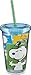 Vandor 85014 Peanuts Snoopy 12 oz Acrylic Travel cup with Lid and Straw, Multicolor