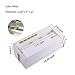 Cable Management Box Cord Organizer - White Special 12'' x4.8''x4.8'' For PC Wall Power Strip Wire Plug Cover Conceal Hide Solution Kit with Fastening Cable Zip Ties