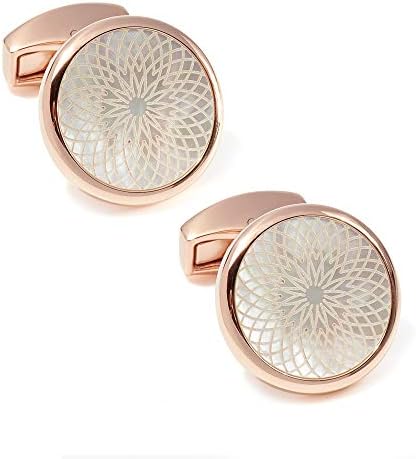 Tateossian Rotondo Guilloche Cufflinks