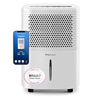 Pro Breeze® 12L/Day Dehumidifier with Automatic Humidity Sensor & Display, Smart App, 24-hour Timer, Laundry Drying, Continuous Drainage - WINNER OF THE WHICH? BEST BUY AWARD