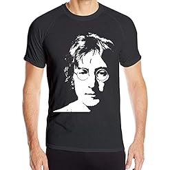 Forhope John Lennon Imagine T-Shirt à Manches Courtes à séchage Rapide - Les Beatles, Paul McCartney, John Lennon, RIngo Starr, George Harrison