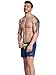 Neleus Men's Beach Shorts Swimming Trunk with Pockets,802# Navy Blue,USA S,Tag L
