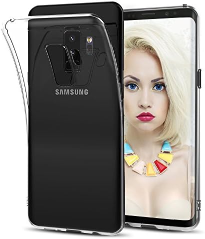 Samsung Galaxy S9 plus Case, Slim Crystal Clear Transparent Soft TPU Cover Case, Anti-scratch TPU Transparent Back Panel for Samsung Galaxy S9 plus 6.2'' - (2018 Released) - Clear