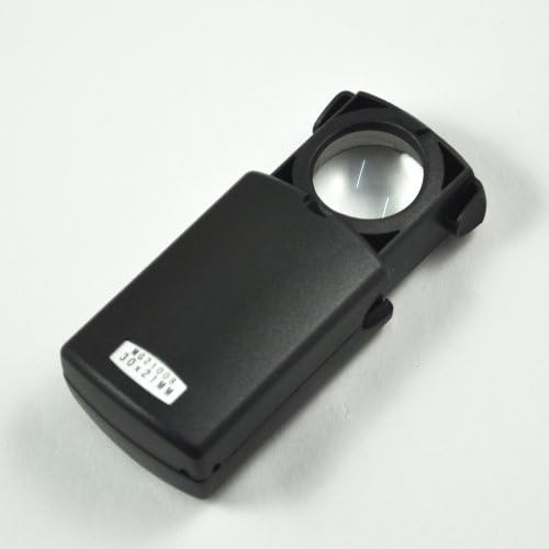 Axiwen 30x Foldaway Eye Loupe Gemstone Magnifier with LED Light