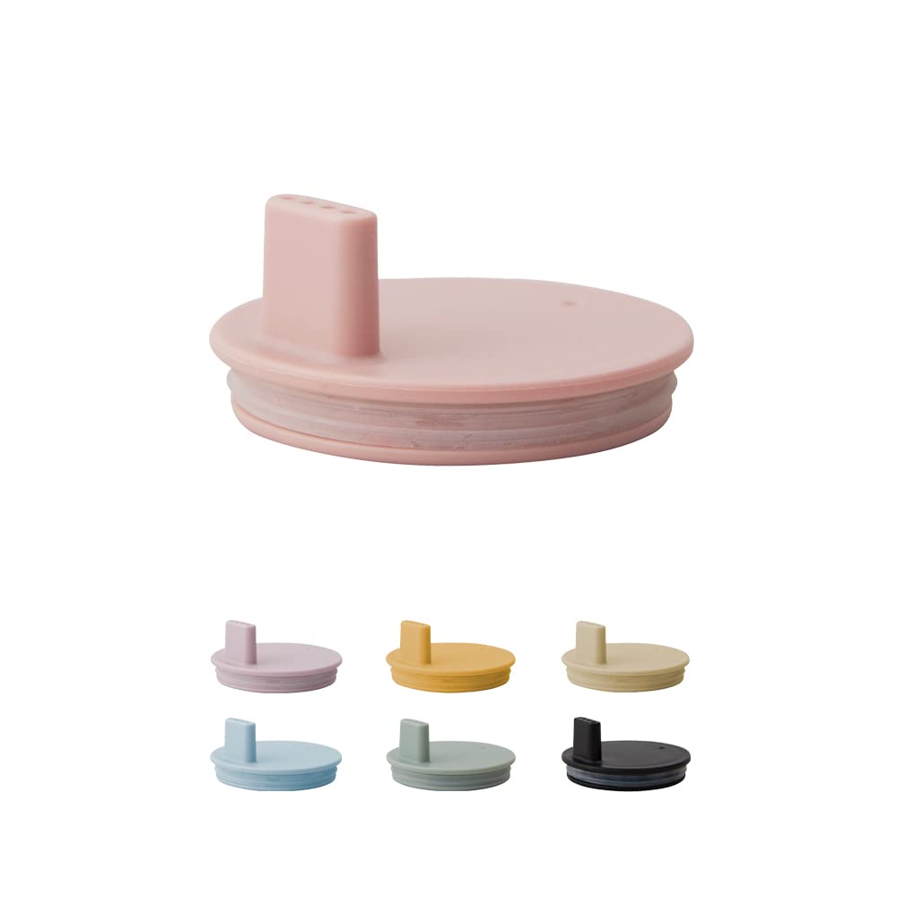 Design Letters Drink Lid for Tritan Baby and Kids Sippy Cup (Nude) | Drink Lid for Weaning Cup with a Unique Design for Toddlers & Babies | Fits in All Tritan Drinking Cup | BPA and BPS-Free