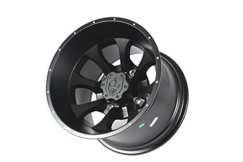 Pro Armor CA1410KNBL 14" Knight UTV Wheel Rim, 14x10 Matte Black, 4x137 Lug Pattern, for Can-Am Maverick Max X3 - Thumbnail 4