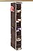 Simple Houseware 10 Shelves Hanging Shoes Organizer Holder for Closet, Brown