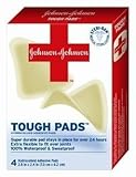Band-Aid Adhesive Pads, Hydrocolloid, Tough 4 ct (Pack of 6)
