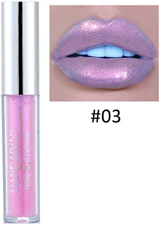 FANOUD Waterproof Long Lasting Polarized Lip Gloss Mermaid Colorful Pearlescent Lip Light Lipstick Makeup Lip