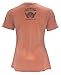 Harley-Davidson Women's Foiled Bar & Shield V-Neck Short Sleeve Tee, Coral