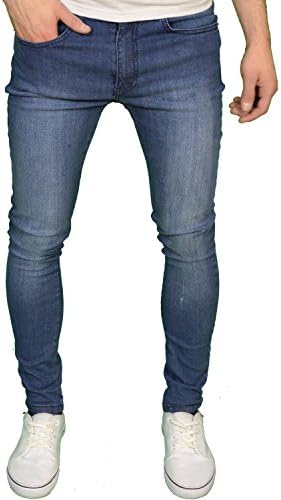 Criminal Justice Mens Designer Branded Super Skinny Stretch Fit Jeans
