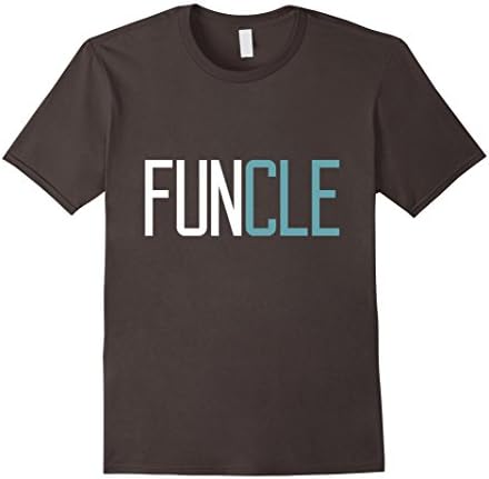 Men's Funcle Uncle Fun men Funny Baby Humor Family Name T-shirt  XL Asphalt