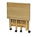 Winsome Mission 2-Shelf Wood Mobile Printer Stand, Brown (81628)