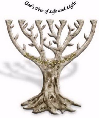 Menorah-God's Tree Of Life And Light (7 Branched)