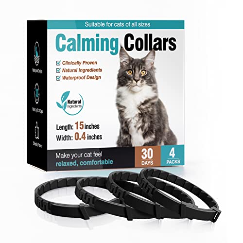 Calming Collar For Cats Pack Calming Cat Collars Anxiety Relief