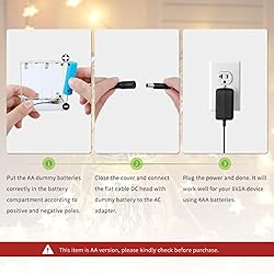 Lenink AC Power Supply Adapter for 4 AA Battery, AA