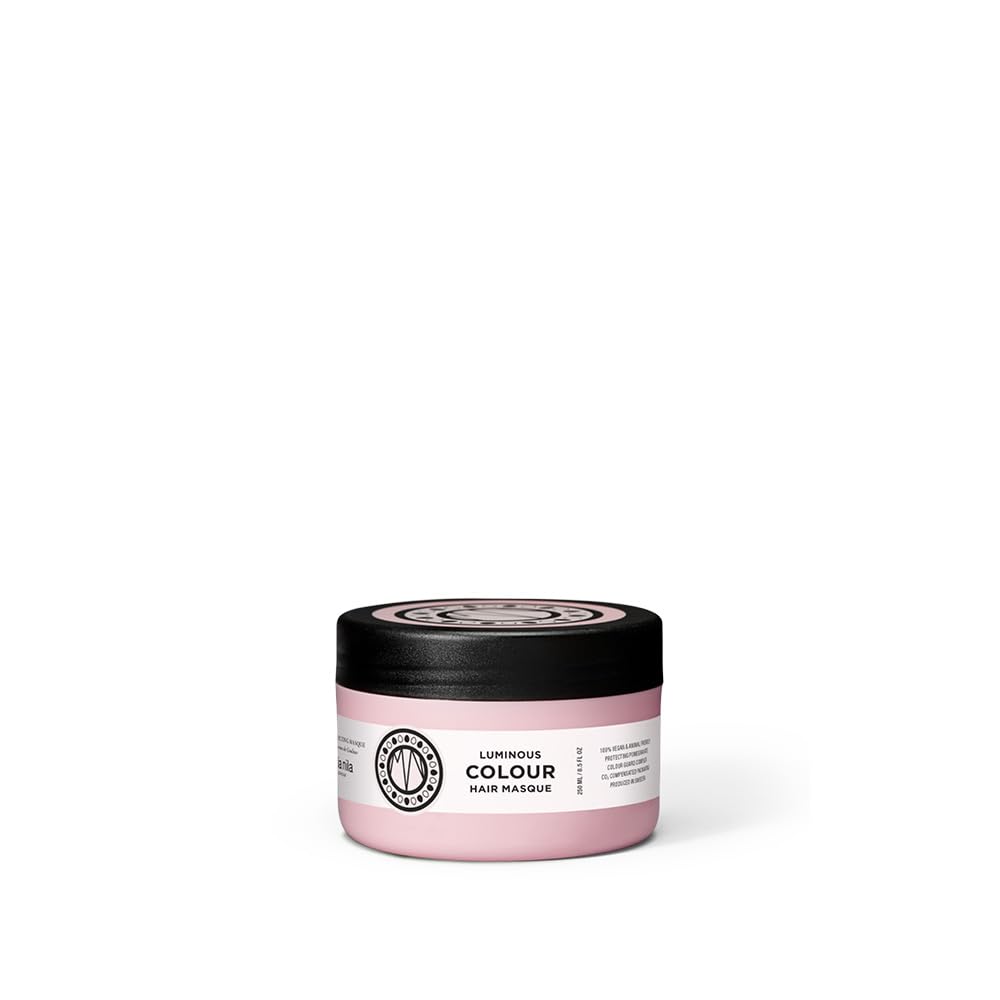 Maria Nila Luminous Colour, Color-preserving Hair Mask for Shiny Glossy Hair, For Natural or Dyed hair, Pomegranate & Colour Guard Complex stops Color Loss from Washing & Styling, 250 ml