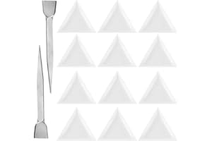 TOMETURE Bead Sorting Tray Set with 20 Bead Plates, Stainless Steel Tweezers and Scoop for Jewelry Crafting